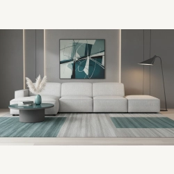 Olio Classico Komfortowy narożnik wypoczynkowy Tkanina Raven 6